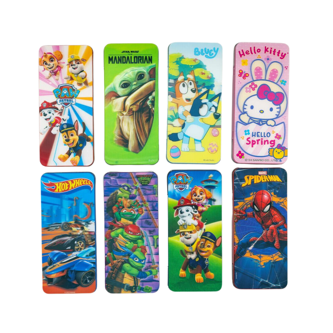 Assorted Combo License Lenticular Tin with Lollipops